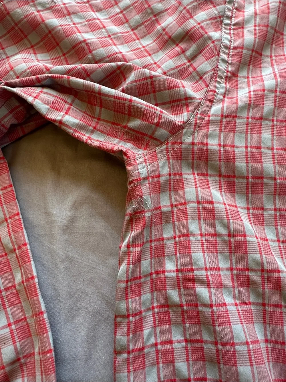 Mammut Men's red  Plaid Button-Up Shirt
